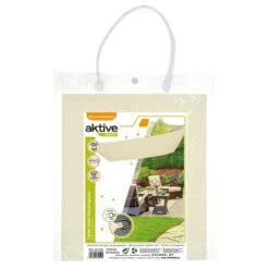 Aktive Garden Store Rectangulaire Crème Store D'ombrage -Kit Camp Aventure Magasin aktive garden store rectangulaire creme store dombrage 3