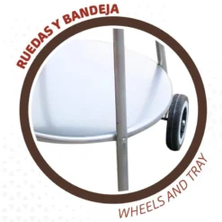 Barbecue Portable Rond 4 Hauteurs Aktive -Kit Camp Aventure Magasin barbecue portable rond 4 hauteurs aktive 4