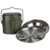 Batterie De Cuisine De Camping, Assiette Plate & Creuse Et Couverts Set