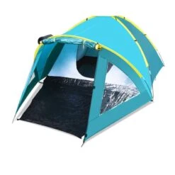 Bestway Pavillo Active Mount 3 Tente (210 + 140) X 240 X 130 Cm -Kit Camp Aventure Magasin bestway pavillo active mount 3 tente 210 140 x 240 x 130 cm 3
