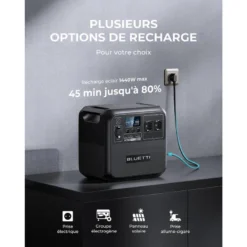 BLUETTI Générateur Électrique Solaire AC180 Avec Panneau Solaire PV200 -Kit Camp Aventure Magasin bluetti generateur electrique solaire ac180 avec panneau solaire pv200 3