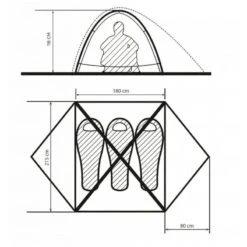 Borzhava 3 Alu - Tente Légère - 3 Personnes - Jaune 9 Borzhava 3 Alu - Tente Légère - 3 Personnes - Jaune -Kit Camp Aventure Magasin borzhava 3 alu tente legere 3 personnes jaune 4
