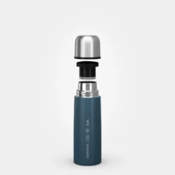 Quechua Bouteille Isotherme Inox 0,4L Avec Gobelet Pour La Randonnée - Bleu -Kit Camp Aventure Magasin bouteille isotherme inox 04l avec gobelet pour la randonnee bleu 7
