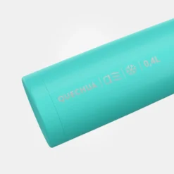 Quechua Bouteille Isotherme Inox 0,4L Avec Gobelet Pour La Randonnée - Turquoise -Kit Camp Aventure Magasin bouteille isotherme inox 04l avec gobelet pour la randonnee turquoise 2