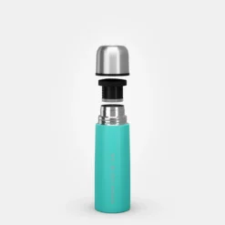 Quechua Bouteille Isotherme Inox 0,4L Avec Gobelet Pour La Randonnée - Turquoise -Kit Camp Aventure Magasin bouteille isotherme inox 04l avec gobelet pour la randonnee turquoise 7