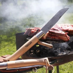 Couteau Géant Opinel N°13 Inox Et Sa Boîte -Kit Camp Aventure Magasin couteau geant opinel n13 inox et sa boite 3