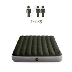 Intex Downy Full Airbed - Lit Gonflable - 191x137x25cm - Avec Accessoires -Kit Camp Aventure Magasin downy full airbed lit gonflable 191x137x25cm avec accessoires 2