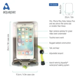 Aquapac Etui Professionnel étanche Pour Téléphone Plus Vert Citron -Kit Camp Aventure Magasin etui professionnel etanche pour telephone plus vert citron 3