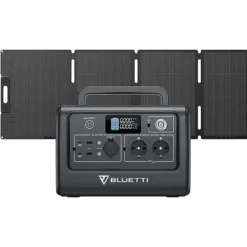 Générateur Électrique BLUETTI EB70+MP200, 1000W LiFePO4 Batterie Pour Camping