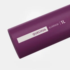 Quechua Gourde Alu 1L Avec Bouchon à Ouverture Rapide Pour La Randonnée - Violet -Kit Camp Aventure Magasin gourde alu 1l avec bouchon a ouverture rapide pour la randonnee violet 2