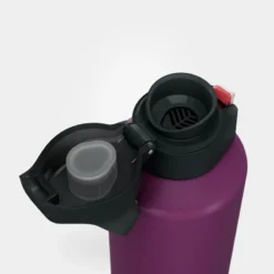 Quechua Gourde Alu 1L Avec Bouchon à Ouverture Rapide Pour La Randonnée - Violet -Kit Camp Aventure Magasin gourde alu 1l avec bouchon a ouverture rapide pour la randonnee violet 7