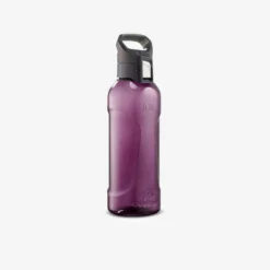 Quechua Gourde Ecozen® 0,8L Avec Bouchon Ouverture Rapide Pour La Randonnée - Violet