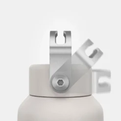 Quechua Gourde Inox 0,6L Avec Bouchon à Vis Pour La Randonnée - Blanc -Kit Camp Aventure Magasin gourde inox 06l avec bouchon a vis pour la randonnee blanc 4