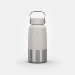 Quechua Gourde Inox 0,6L Avec Bouchon à Vis Pour La Randonnée - Blanc -Kit Camp Aventure Magasin gourde inox 06l avec bouchon a vis pour la randonnee blanc 9