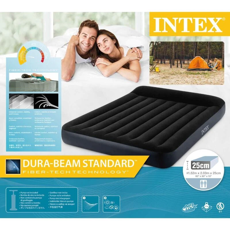 Matelas Gonflable - Intex Pillow Rest Classic -2 Personnes 5 Matelas Gonflable - Intex Pillow Rest Classic -2 Personnes – Image 5