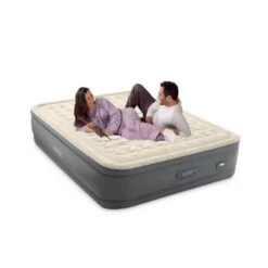 Intex Premaire II - Lit Gonflable - 203x152x46cm - Compris Les Accessoires -Kit Camp Aventure Magasin premaire ii lit gonflable 203x152x46cm compris les accessoires 2