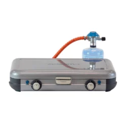 Campingaz Réchaud De Camping à Gaz 2 Feux Camp & Grill - Plancha, Grill Et Wok -Kit Camp Aventure Magasin rechaud de camping a gaz 2 feux camp and grill plancha grill et wok 4