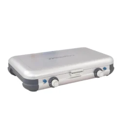 Campingaz Réchaud De Camping à Gaz 2 Feux Camp & Grill - Plancha, Grill Et Wok -Kit Camp Aventure Magasin rechaud de camping a gaz 2 feux camp and grill plancha grill et wok 5