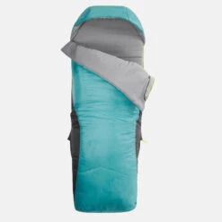 Quechua SAC DE COUCHAGE ENFANT 2 EN 1 - SLEEPIN BED JUNIOR 10°C BLEU 12 Quechua SAC DE COUCHAGE ENFANT 2 EN 1 - SLEEPIN BED JUNIOR 10°C BLEU -Kit Camp Aventure Magasin sac de couchage enfant 2 en 1 sleepin bed junior 10c bleu 2