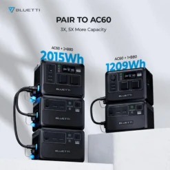Station Électrique Portable BLUETTI AC60+B80+PV200,IP65 Générateur Solaire 12 Station Électrique Portable BLUETTI AC60+B80+PV200,IP65 Générateur Solaire -Kit Camp Aventure Magasin station electrique portable bluetti ac60b80pv200ip65 generateur solaire 5