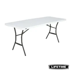 Table Rectangulaire Valise Pliante En Deux (183 X 70 Cm) LIFETIME #80642