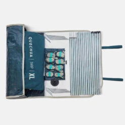 Quechua TARP ABRI CAMPING MULTIFONCTION - FRESH XL -Kit Camp Aventure Magasin tarp abri camping multifonction fresh xl 9