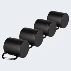 Tasse Thermique De Camping 300 Ml | Mousqueton | Acier Inoxydable | 4 Gobelets -Kit Camp Aventure Magasin tasse thermique de camping 300 ml mousqueton acier inoxydable 4 gobelets 4