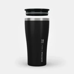 Quechua Tasse / Verre MH500 Isotherme (double Paroi Inox) Camp Du Randonneur 0,5L Noir -Kit Camp Aventure Magasin tasse verre mh500 isotherme double paroi inox camp du randonneur 05l noir 7