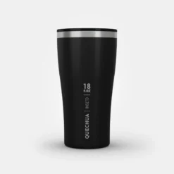 Quechua Tasse / Verre MH500 Isotherme (double Paroi Inox) Camp Du Randonneur 0,5L Noir -Kit Camp Aventure Magasin tasse verre mh500 isotherme double paroi inox camp du randonneur 05l noir 9
