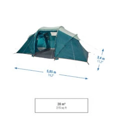 Quechua Tente à Arceaux De Camping - Arpenaz 4.2 - 4 Personnes - 2 Chambres -Kit Camp Aventure Magasin tente a arceaux de camping arpenaz 42 4 personnes 2 chambres 3
