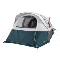 Quechua Tente à Arceaux De Camping - Arpenaz 6.3 F&B - 6 Personnes - 3 Chambres -Kit Camp Aventure Magasin tente a arceaux de camping arpenaz 63 f and b 6 personnes 3 chambres 5
