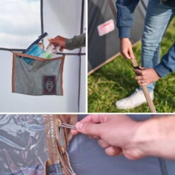 Tente Coleman 8 Personnes Octagon Gris 12 Tente Coleman 8 Personnes Octagon Gris -Kit Camp Aventure Magasin tente coleman 8 personnes octagon gris 5