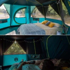 Tente Coleman Octagon Blackout 8 -Kit Camp Aventure Magasin tente coleman octagon blackout 8 4