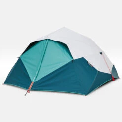 Quechua Tente De Camping - 2 Seconds EASY - 3 Places - Fresh & Black -Kit Camp Aventure Magasin tente de camping 2 seconds easy 3 places fresh and black 4