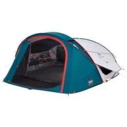 Quechua Tente De Camping - 2 SECONDS XL - 3 Places - Fresh & Black -Kit Camp Aventure Magasin tente de camping 2 seconds xl 3 places fresh and black 3