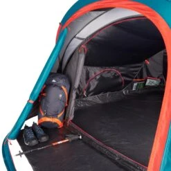 Quechua Tente De Camping - 2 SECONDS XL - 3 Places - Fresh & Black -Kit Camp Aventure Magasin tente de camping 2 seconds xl 3 places fresh and black 8