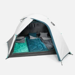 Quechua Tente De Camping - MH100 - 3 Places - Fresh & Black 14 Quechua Tente De Camping - MH100 - 3 Places - Fresh & Black -Kit Camp Aventure Magasin tente de camping mh100 3 places fresh and black 4