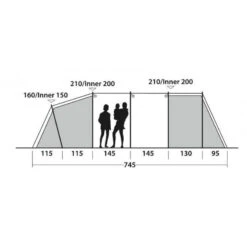 Tente De Camping Outwell Winwood 8 -Kit Camp Aventure Magasin tente de camping outwell winwood 8 3