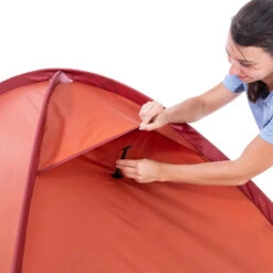 Tente Dôme De Trekking - 2 Places - MT100 -Kit Camp Aventure Magasin tente dome de trekking 2 places mt100 9