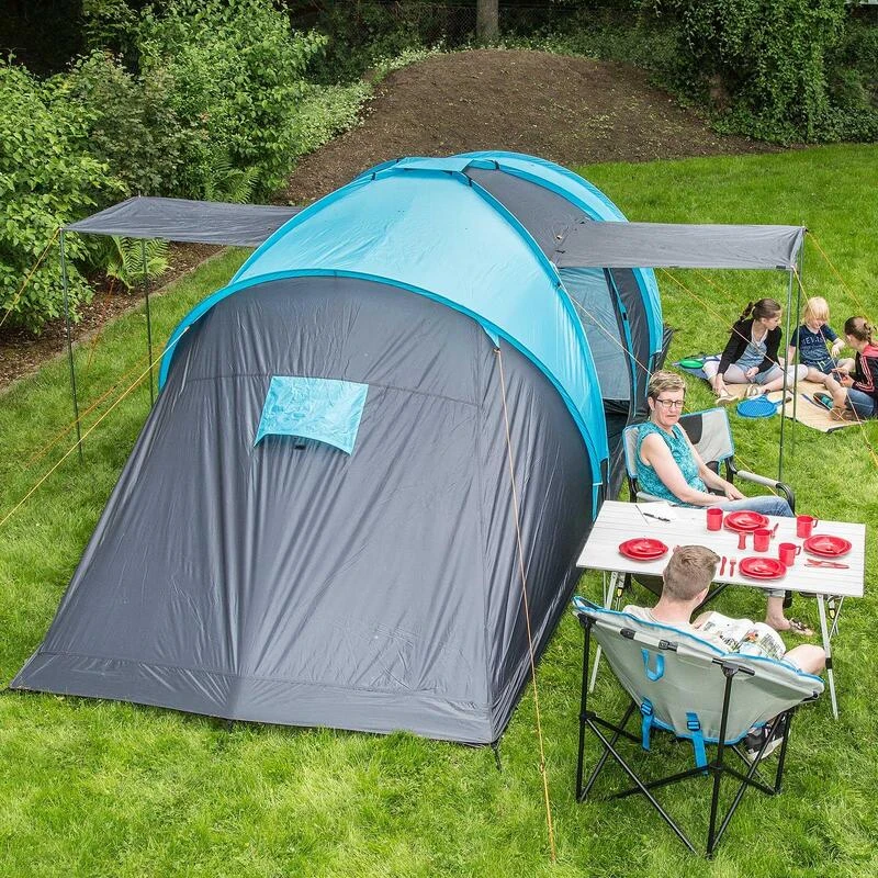 Tente Dôme Familiale Hammerfest 6 - Camping - 6 Personnes - 2 Cabines 2 Tente Dôme Familiale Hammerfest 6 - Camping - 6 Personnes - 2 Cabines – Image 2