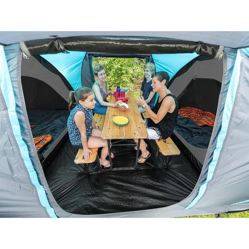 Tente Dôme Hammerfest 4 Sleeper Protect - Sol Cousu - 4 Pers - 2 Cabines Noires 3 Tente Dôme Hammerfest 4 Sleeper Protect - Sol Cousu - 4 Pers - 2 Cabines Noires – Image 3
