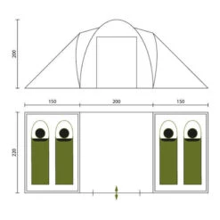 Tente Dôme Hammerfest 4 Sleeper Protect - Sol Cousu - 4 Pers - 2 Cabines Noires 13 Tente Dôme Hammerfest 4 Sleeper Protect - Sol Cousu - 4 Pers - 2 Cabines Noires -Kit Camp Aventure Magasin tente dome hammerfest 4 sleeper protect sol cousu 4 pers 2 cabines noires 6