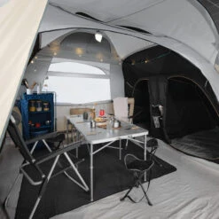 Quechua Tente Gonflable De Camping - Air Seconds 8.4 F&B - 8 Places - 4 Chambres 13 Quechua Tente Gonflable De Camping - Air Seconds 8.4 F&B - 8 Places - 4 Chambres -Kit Camp Aventure Magasin tente gonflable de camping air seconds 84 f and b 8 places 4 chambres 3