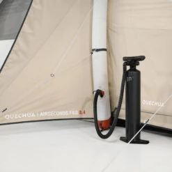 Quechua Tente Gonflable De Camping - Air Seconds 8.4 F&B - 8 Places - 4 Chambres 17 Quechua Tente Gonflable De Camping - Air Seconds 8.4 F&B - 8 Places - 4 Chambres -Kit Camp Aventure Magasin tente gonflable de camping air seconds 84 f and b 8 places 4 chambres 7