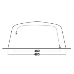 Tente Gonflable Outwell Jacksondale 7PA 9 Tente Gonflable Outwell Jacksondale 7PA -Kit Camp Aventure Magasin tente gonflable outwell jacksondale 7pa 4
