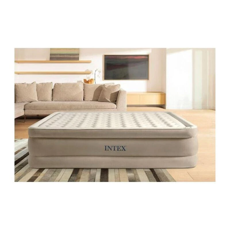 Intex Ultra Plush Queen Airbed - Lit Gonflable - 203x152x46cm - Compris Accessoires 4 Intex Ultra Plush Queen Airbed - Lit Gonflable - 203x152x46cm - Compris Accessoires – Image 4